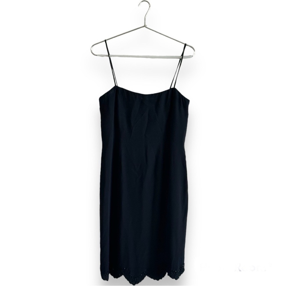 d’ore Black Vintage Beaded Dress Size 8